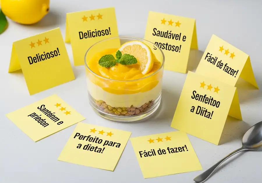 Avaliações da Mousse de Limão Fit