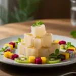 Dadinhos de tapioca com queijo coalho light