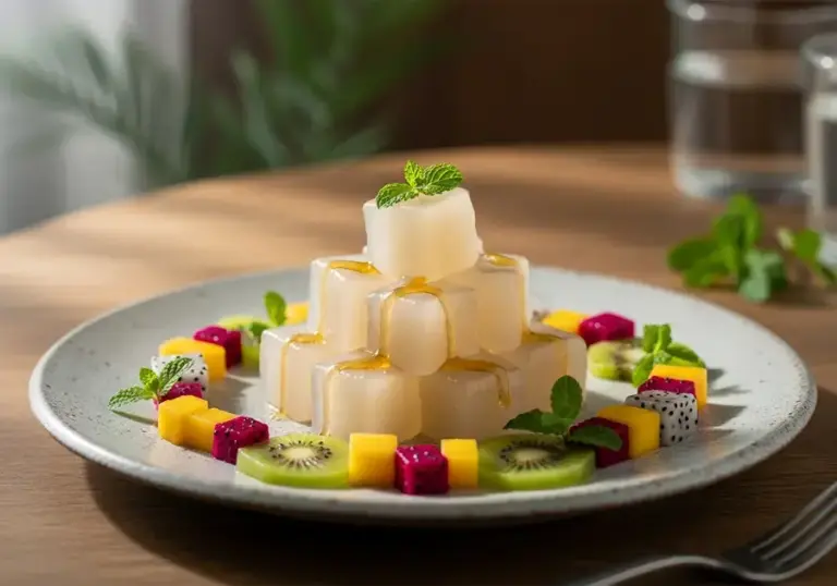 Dadinhos de tapioca com queijo coalho light