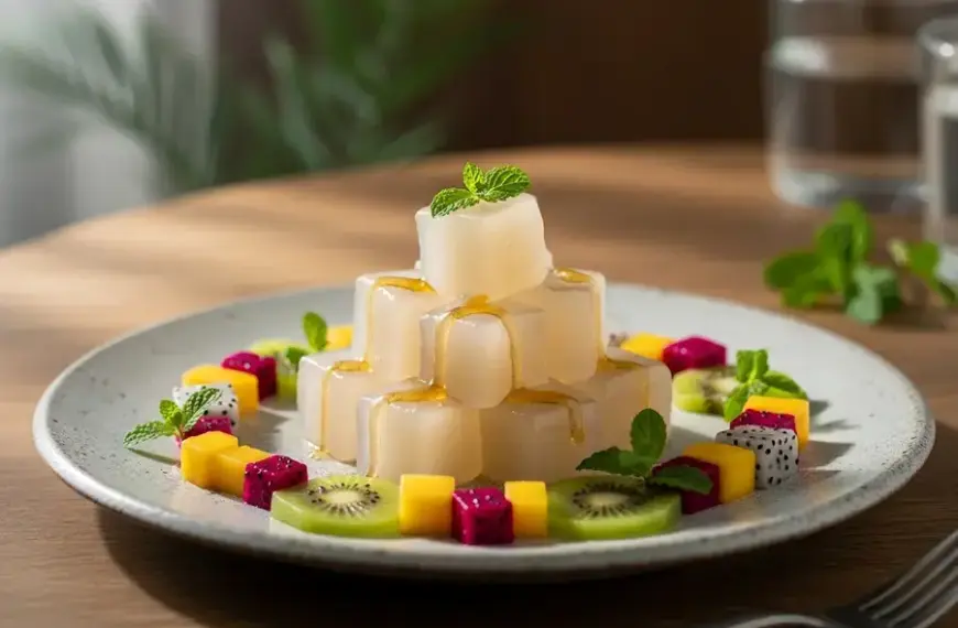 Dadinhos de tapioca com queijo coalho light