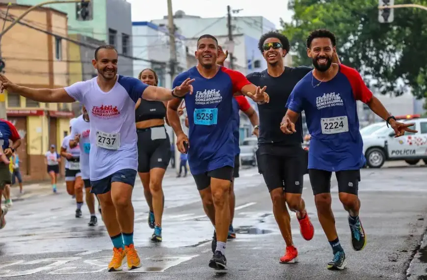 Netos do Sargento Gonzaguinha fazem estreia na corrida em homenagem ao avô