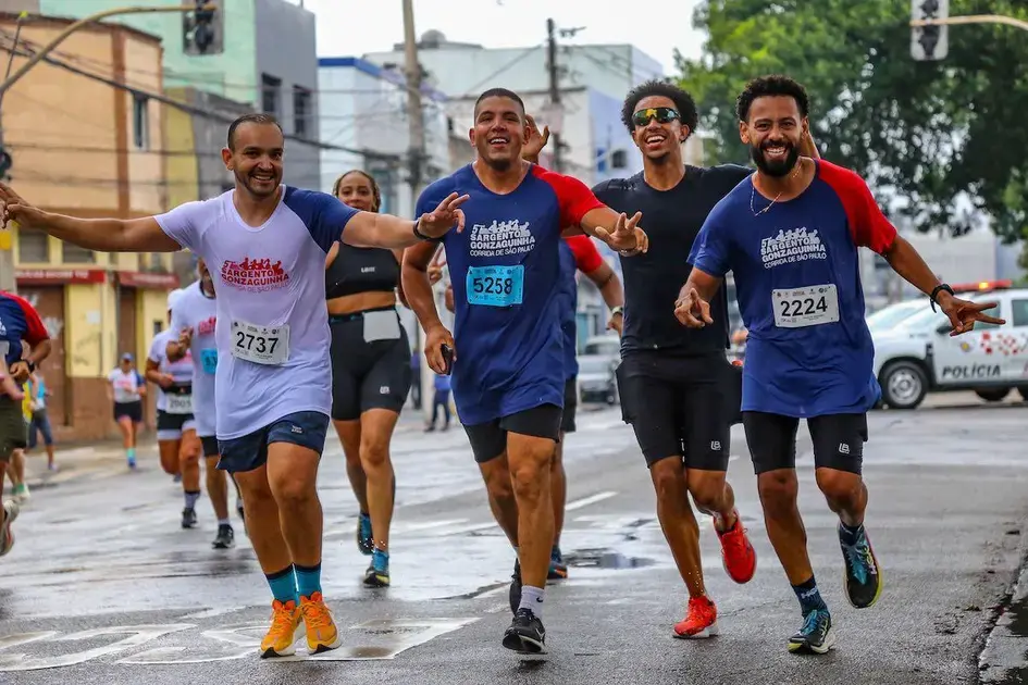 Netos do Sargento Gonzaguinha fazem estreia na corrida em homenagem ao avô