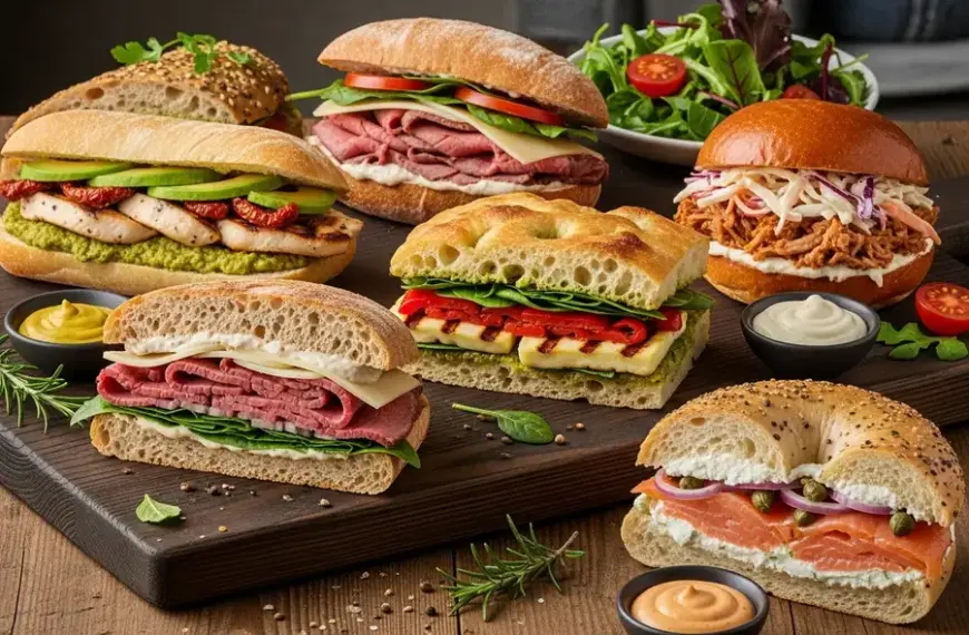 Sanduíches Proteicos para um Lanche Anabólico