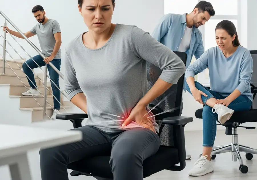 Sintomas e sinais da síndrome do piriforme Sintomas e sinais da síndrome do piriforme