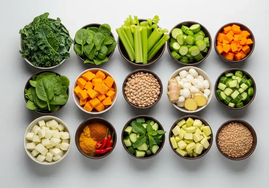 Misturas ideais para sopas detox