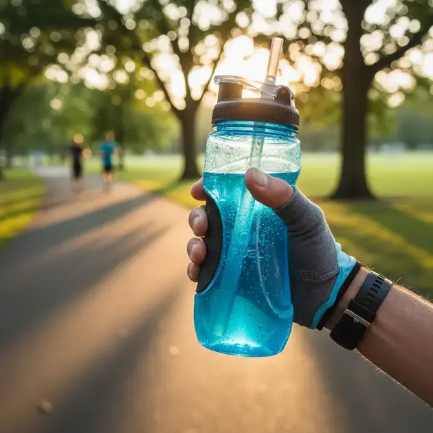 Hidratação e reposição de eletrólitos durante a corrida