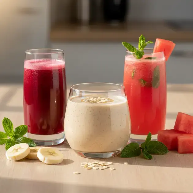 Receitas de sucos energéticos para antes do treino