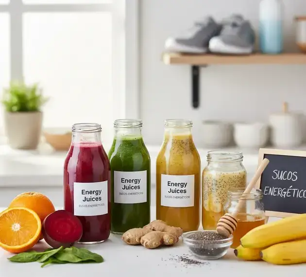 Sucos Energéticos para Antes do Treino