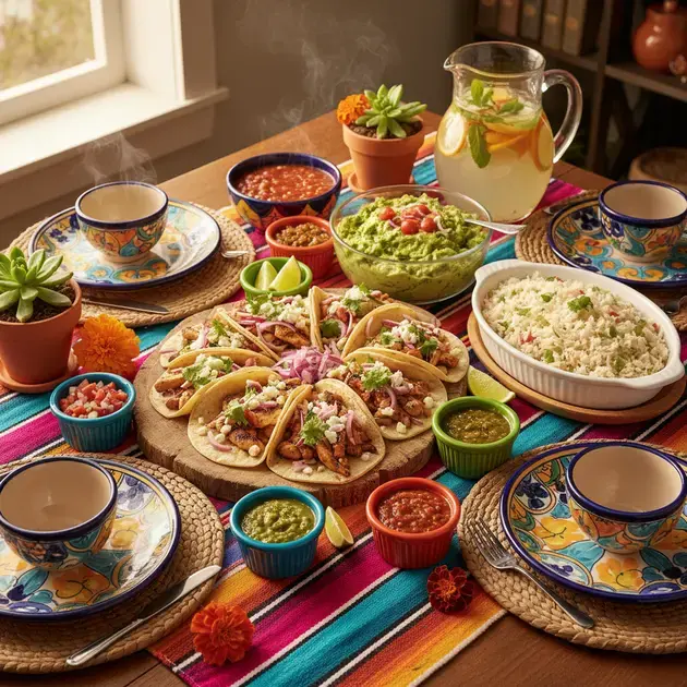 Acompanhamentos e molhos para tacos de frango Acompanhamentos e molhos para tacos de frango