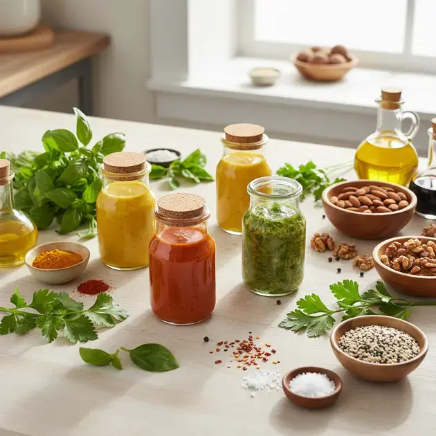 Dicas de temperos e acompanhamentos para saladas proteicas Dicas de temperos e acompanhamentos para saladas proteicas