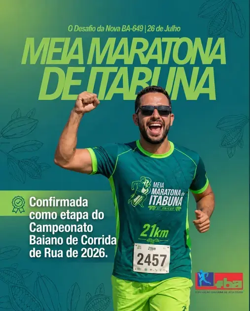 Meia Maratona de Itabuna entra no calendário da FBA e será em 26/07