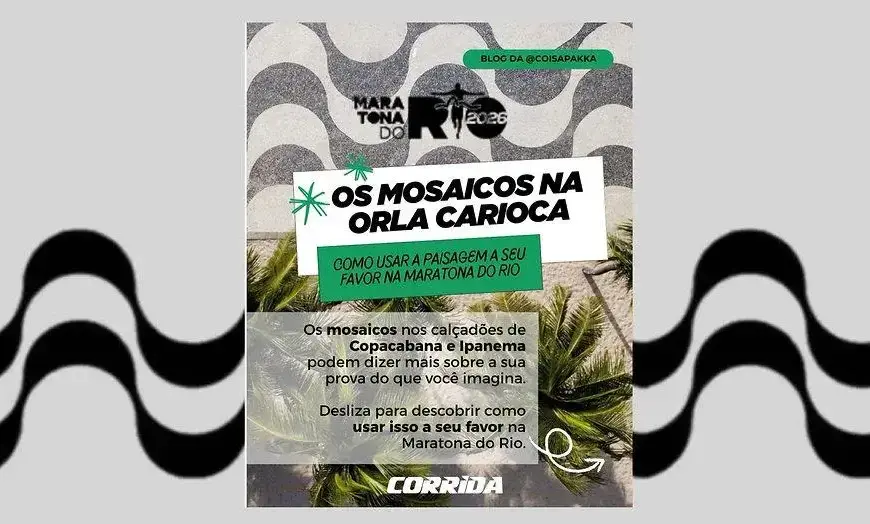 Mosaicos da orla do Rio: como eles ajudam na Maratona&hellip;