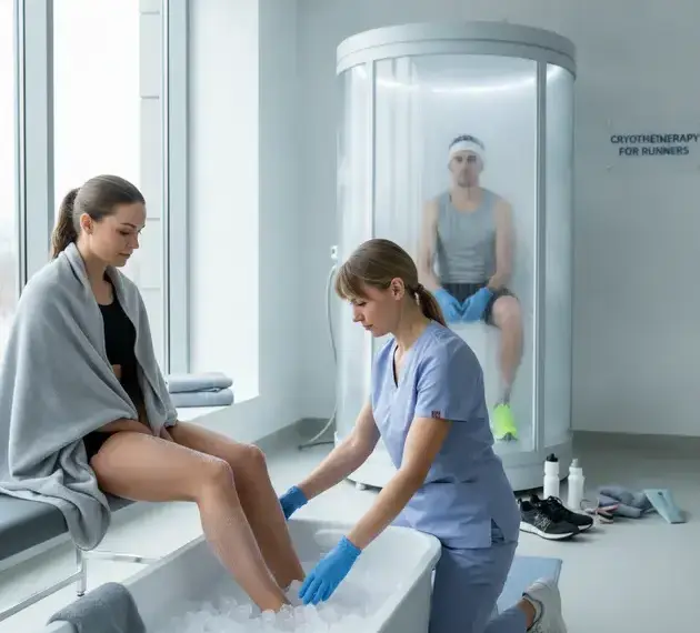 Crioterapia e Recuperação: Benefícios do Gelo para Corredores