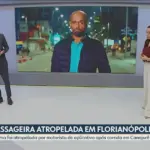 Mulher é atropelada por motorista de app após corrida em Florianópolis