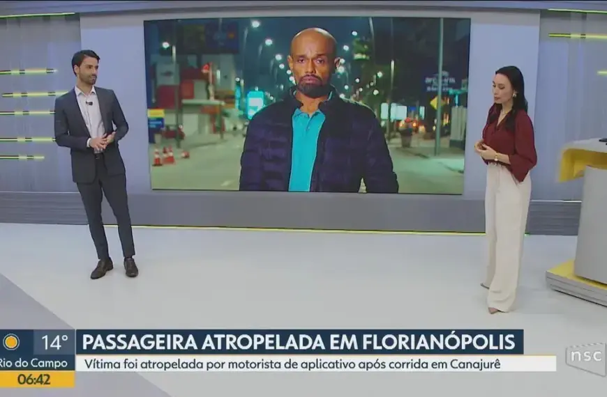 Mulher é atropelada por motorista de app após corrida em…