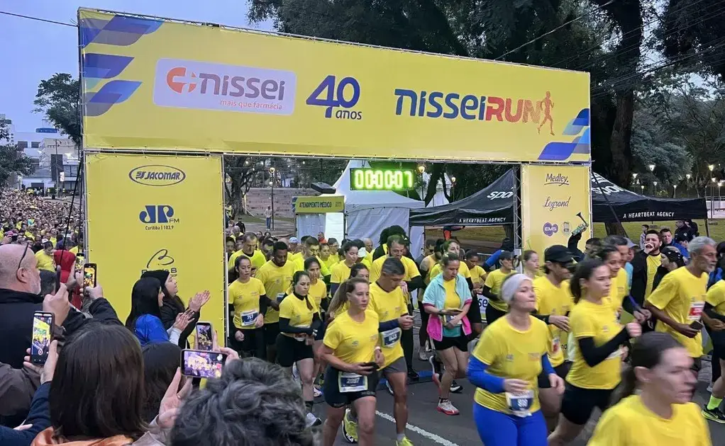 Nissei Run reúne mais de 3 mil corredores em Curitiba e celebra 40 anos