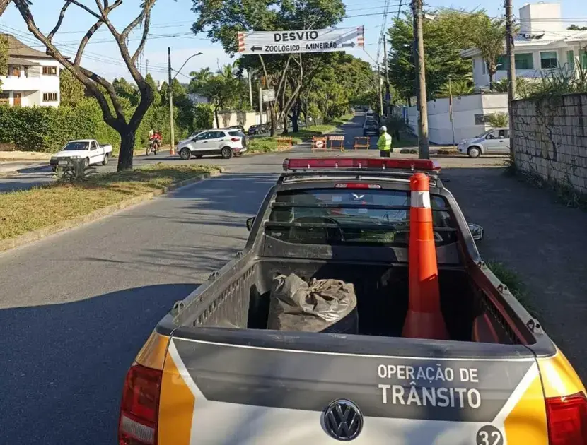 Operação de trânsito e transporte para corrida na Orla da Pampulha