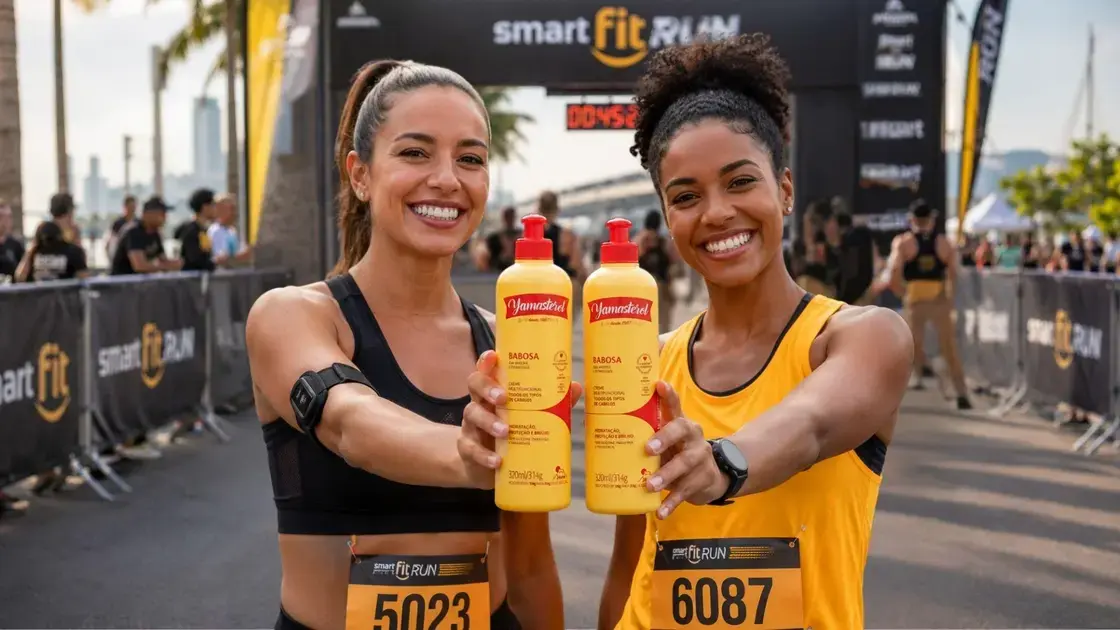 Yamasterol leva autocuidado capilar e brindes à Smart Fit Run no Rio