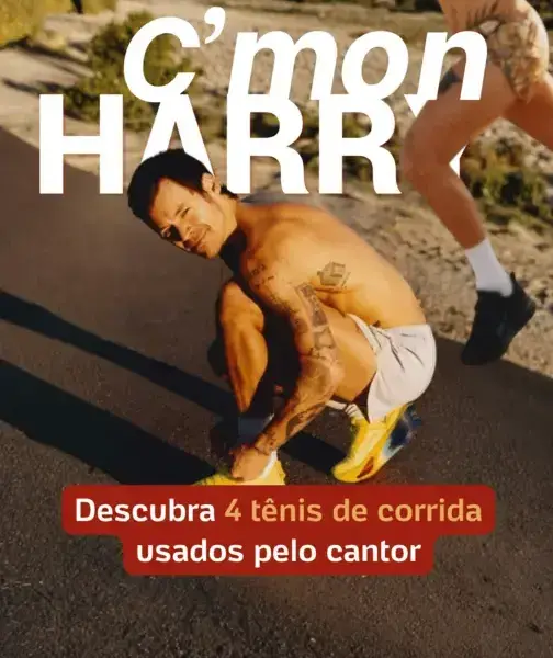Harry Styles é visto correndo em São Paulo e mostra…