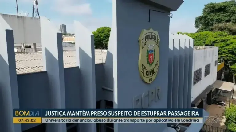 Justiça mantém preso motorista suspeito de estuprar passageira em Londrina