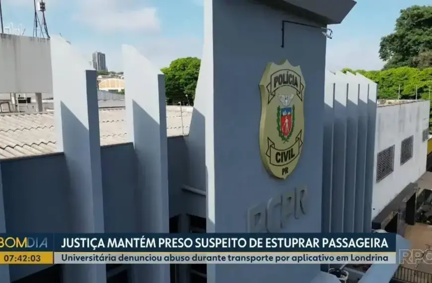 Justiça mantém preso motorista suspeito de estuprar passageira em Londrina