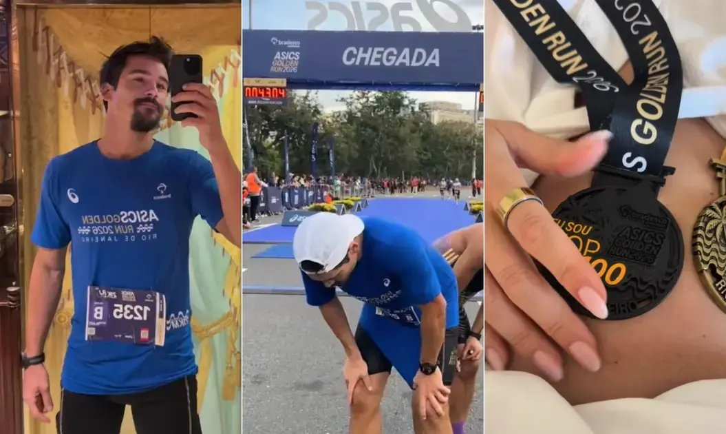 Nicolas Prattes fala de superação após corrida e homenageia Sabrina