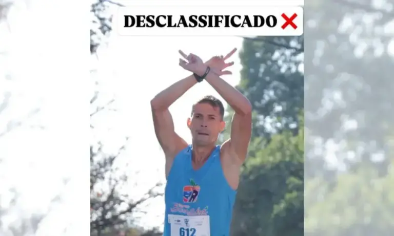 Atleta é desclassificado por gesto da Galoucura após prova em Ipatinga