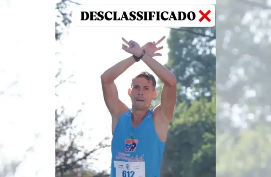 Atleta é desclassificado por gesto da Galoucura após prova em…