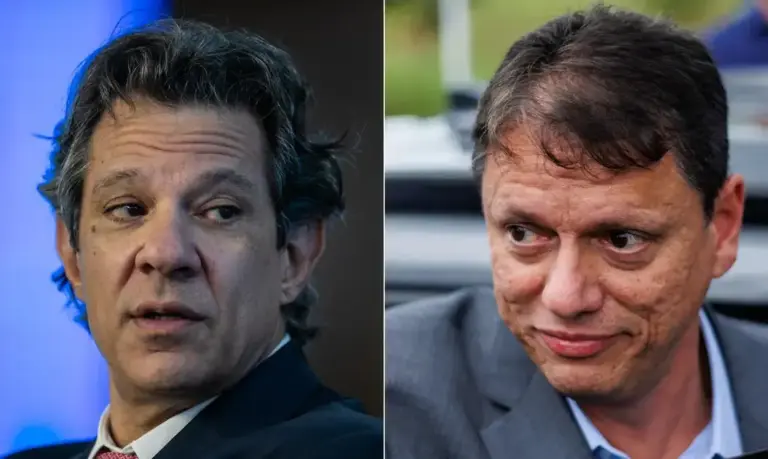 Tarcísio e Haddad transformam corrida de SP em disputa por números