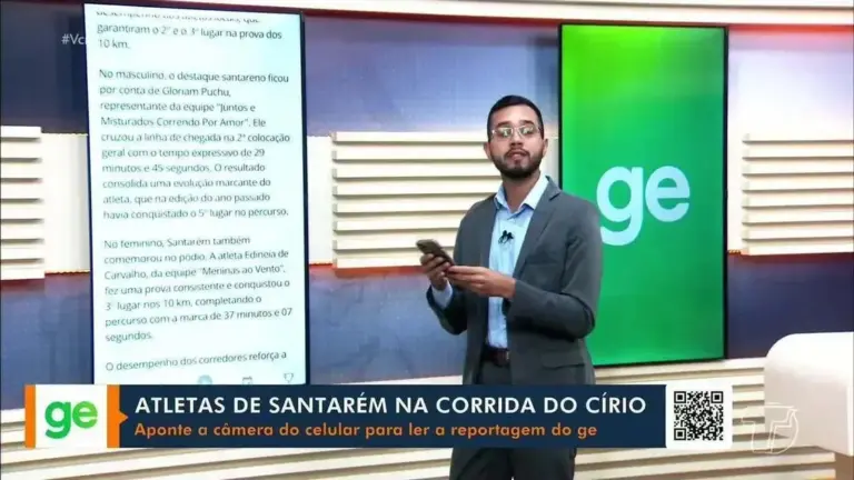 Atletas de Santarém brilham na Corrida do Círio — destaque do GE