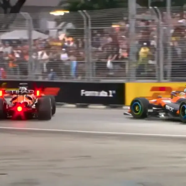 McLaren chama de inaceitável colisão entre Norris e Piastri no Sprint