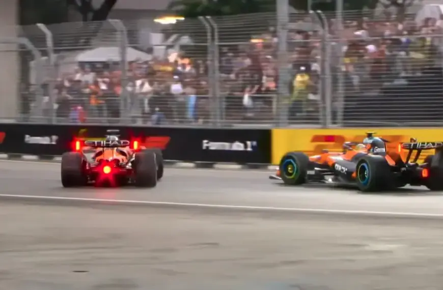 McLaren chama de inaceitável colisão entre Norris e Piastri no…